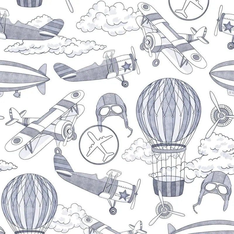 Couverture bébé | Avion - MAMAN ET MINI