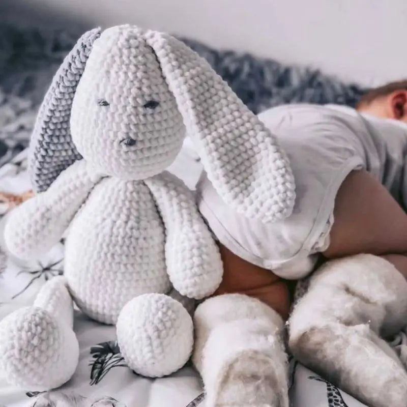 Doudou lapin blanc - MAMAN ET MINI