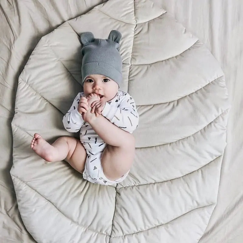 Tapis d’éveil feuille | Beige Mon Univers Bébé