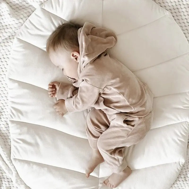 Tapis d’éveil feuille | Écru Mon Univers Bébé