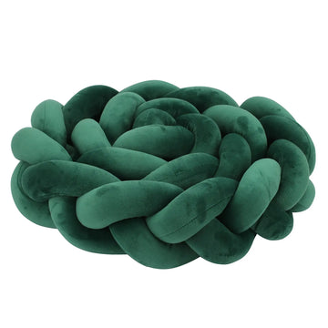 Tour de Lit Tressé Vert Beige Blanc MAMAN ET MINI