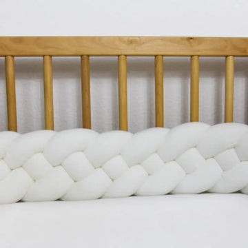 Tresse de lit blanche 4 brins - MAMAN ET MINI